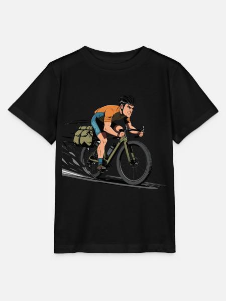 Radfahrer Rennrad Fahrrad Rennradfahrer Bike - Stanley/Stella Kinder T-Shirt MINI CREATOR - Schwarz