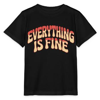 IS FINE - Stanley/Stella MINI CREATOR Kids’ T-Shirt - black - Front - Mikhail (115cm)