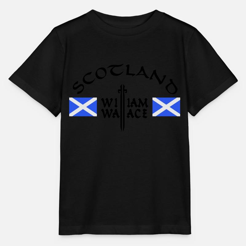 Ecosse William Wallace - T-shirt bio MINI CREATOR Stanley/Stella Enfant - noir