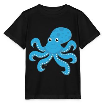 Kraken - Stanley/Stella Kinder T-Shirt MINI CREATOR  - Schwarz - Vorne - Mikhail (115cm)