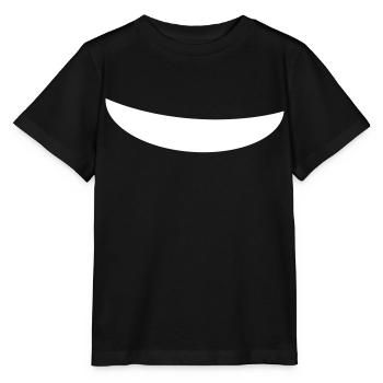 Einfach Lächeln und grinsen - Stanley/Stella Kinder T-Shirt MINI CREATOR  - Schwarz - Vorne - Mikhail (115cm)