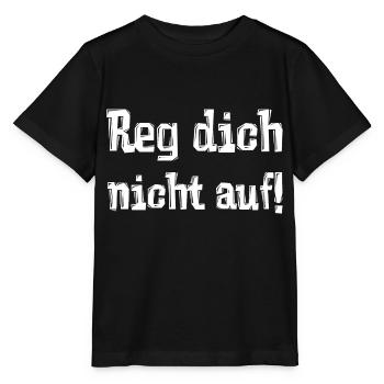 Reg dich nicht auf! - Stanley/Stella Kinder T-Shirt MINI CREATOR  - Schwarz - Vorne - Mikhail (115cm)