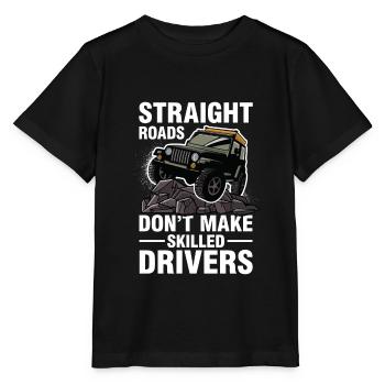 Off-road vehicle Jeep Offroad Gift - Stanley/Stella MINI CREATOR Kids’ T-Shirt - black - Front - Mikhail (115cm)