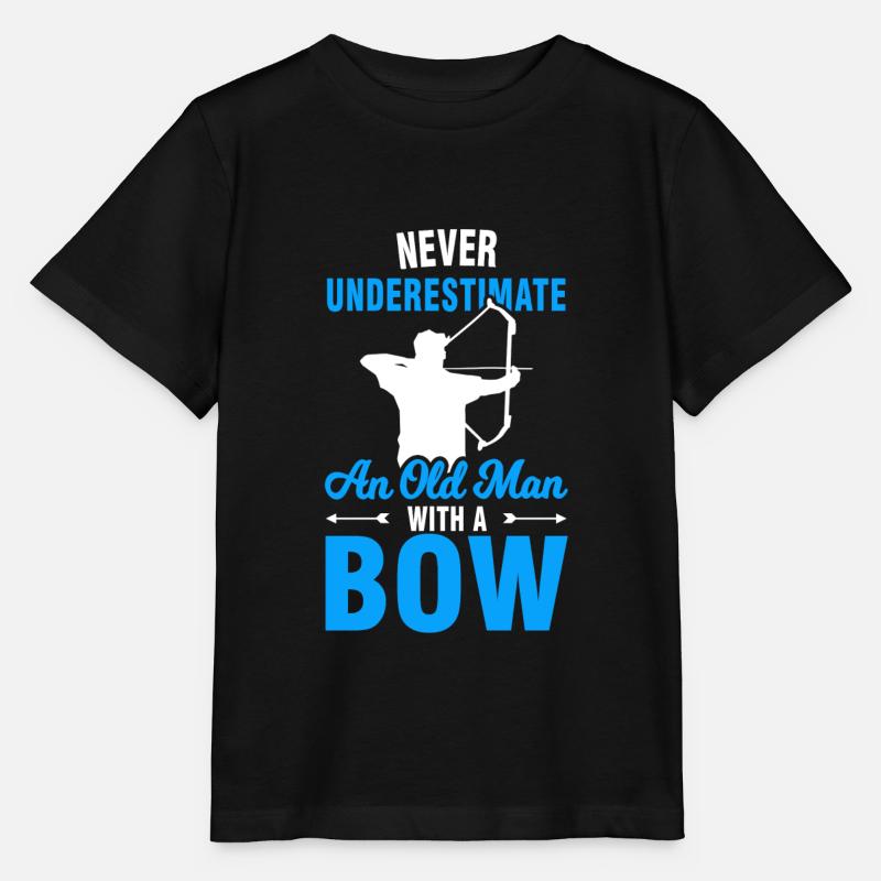 Pfeil und Bogen Bogenschießen Opa Geschenk - Stanley/Stella Kinder T-Shirt MINI CREATOR  - Schwarz