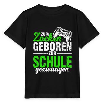 Zocken Zocker Gaming Gamer Schüler Geschenk - Stanley/Stella Kinder T-Shirt MINI CREATOR  - Schwarz - Vorne - Mikhail (115cm)