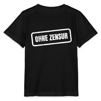 Ohne Zensur Geschenk Lustiger Spruch Geschenkidee - Stanley/Stella Kinder T-Shirt MINI CREATOR  - Schwarz - Vorne - Mikhail (115cm)