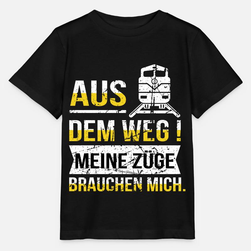Fahrdienstleiter und Eisenbahner Beruf und Arbeit - Stanley/Stella Kinder T-Shirt MINI CREATOR  - Schwarz