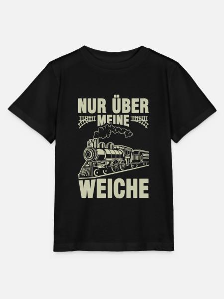 Eisenbahn Zug Dampflok Lokomotive Modelleisenbahn - Stanley/Stella Kinder T-Shirt MINI CREATOR - Schwarz