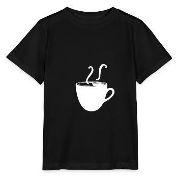 Coffee Coffee Cappuccino Café Latte Espresso Office - Stanley/Stella MINI CREATOR Kids’ T-Shirt - black - Front - Mikhail (115cm)