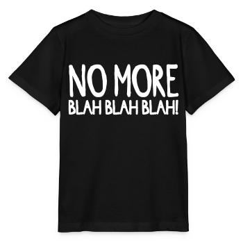greta plus bla bla bla ! - T-shirt bio MINI CREATOR Stanley/Stella Enfant - noir - Devant - Mikhail (115cm)