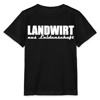 Landwirt aus Leidenschaft - Stanley/Stella Kinder T-Shirt MINI CREATOR  - Schwarz - Vorne - Mikhail (115cm)