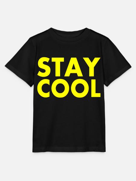 Stay cool - Stanley/Stella Kinder T-Shirt MINI CREATOR - Schwarz