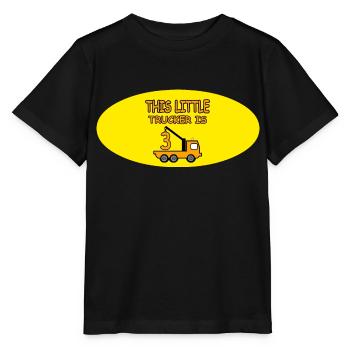 Truck - Stanley/Stella Kinder T-Shirt MINI CREATOR  - Schwarz - Vorne - Mikhail (115cm)
