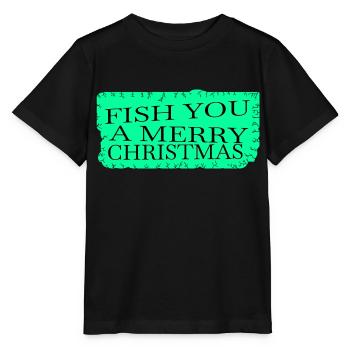 Animal Love Dork Fishing Tournaments Rod Quote - Stanley/Stella MINI CREATOR Kids’ T-Shirt - black - Front - Mikhail (115cm)