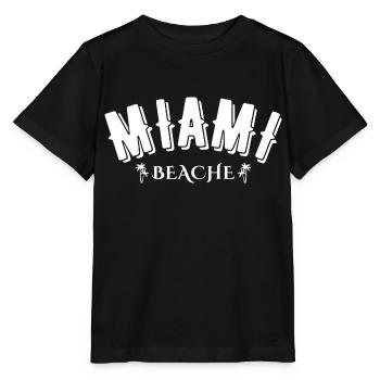 Miami Beach - Stanley/Stella MINI CREATOR Kids’ T-Shirt - black - Front - Mikhail (115cm)