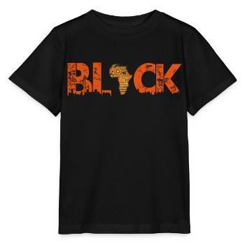 Blackity Black Every Month - T-shirt bio MINI CREATOR Stanley/Stella Enfant - noir - Devant - Mikhail (115cm)