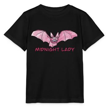 Midnight Lady / Bat / Baby / Gothic / Night - Stanley/Stella MINI CREATOR Kids’ T-Shirt - black - Front - Mikhail (115cm)