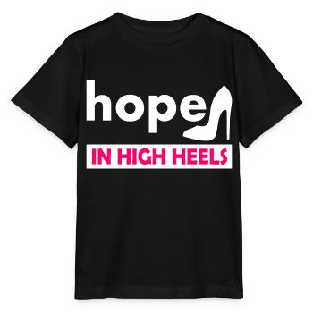 hope in high heels - T-shirt bio MINI CREATOR Stanley/Stella Enfant - noir - Devant - Mikhail (115cm)