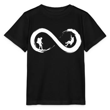 Unendliches Klettern - Stanley/Stella Kinder T-Shirt MINI CREATOR  - Schwarz - Vorne - Mikhail (115cm)