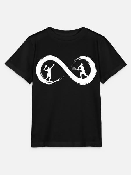 Tennis bis ins Unendliche - Stanley/Stella Kinder T-Shirt MINI CREATOR  - Schwarz