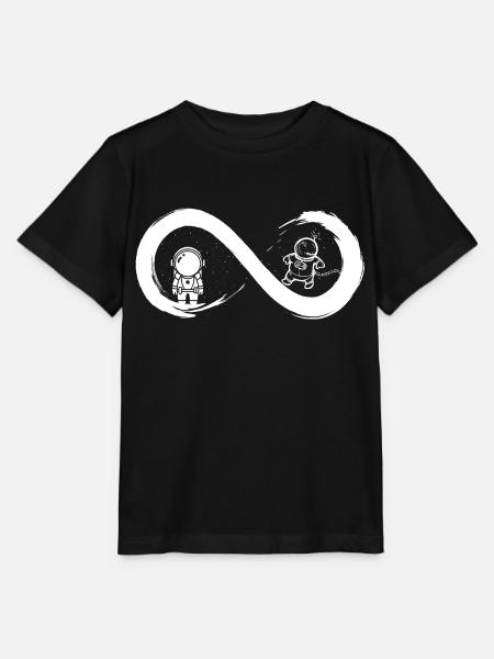 Infinity-Astronaut - Stanley/Stella Kinder T-Shirt MINI CREATOR  - Schwarz