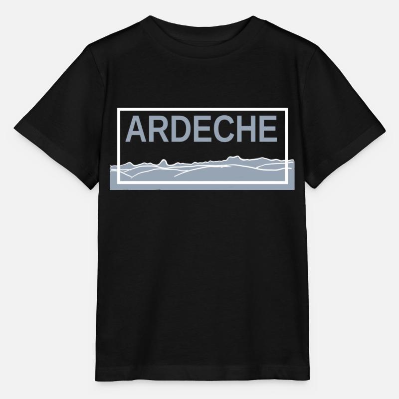 Ardeche - T-shirt bio MINI CREATOR Stanley/Stella Enfant - noir