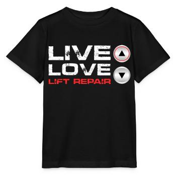 Réparation Live Love Lift - T-shirt bio MINI CREATOR Stanley/Stella Enfant - noir - Devant - Mikhail (115cm)