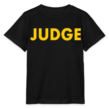 Judge - Stanley/Stella MINI CREATOR Kids’ T-Shirt - black - Front - Mikhail (115cm)
