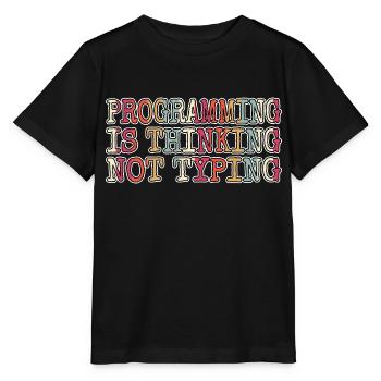 encrypt hack out hacking and free wifi - Stanley/Stella MINI CREATOR Kids’ T-Shirt - black - Front - Mikhail (115cm)