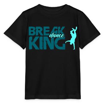 Roi du break dance - T-shirt bio MINI CREATOR Stanley/Stella Enfant - noir - Devant - Mikhail (115cm)