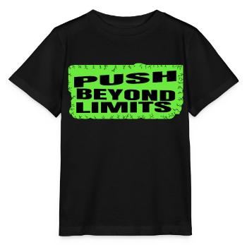 Cadeau heureux Endurance physique - T-shirt bio MINI CREATOR Stanley/Stella Enfant - noir - Devant - Mikhail (115cm)