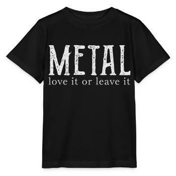 métal - T-shirt bio MINI CREATOR Stanley/Stella Enfant - noir - Devant - Mikhail (115cm)