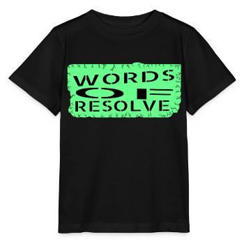 Citation de présent, conversation significative - T-shirt bio MINI CREATOR Stanley/Stella Enfant - noir - Devant - Mikhail (115cm)