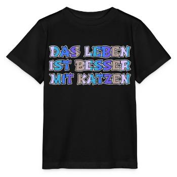 geek geburtstag witzig katze cool falbkatze bday - Stanley/Stella Kinder T-Shirt MINI CREATOR  - Schwarz - Vorne - Mikhail (115cm)