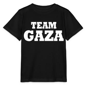 Team gaza - Stanley/Stella MINI CREATOR Kids’ T-Shirt - black - Front - Mikhail (115cm)