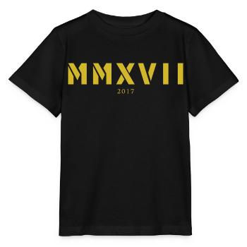 Römische Zahl Geburtsjahr Made in 2017 - Stanley/Stella Kinder T-Shirt MINI CREATOR  - Schwarz - Vorne - Mikhail (115cm)