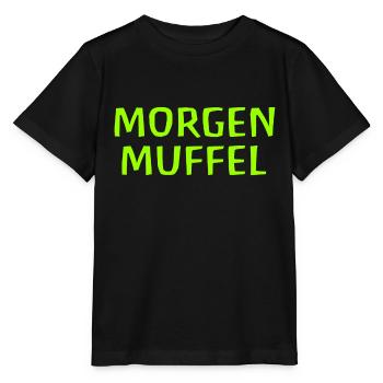 Morgenmuffel - Stanley/Stella Kinder T-Shirt MINI CREATOR  - Schwarz - Vorne - Mikhail (115cm)