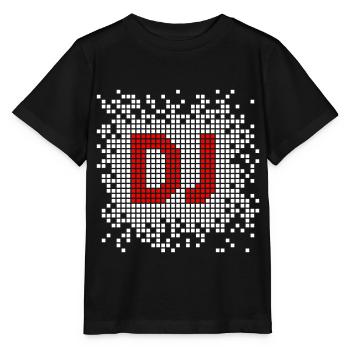 DJ Pixel - T-shirt bio MINI CREATOR Stanley/Stella Enfant - noir - Devant - Mikhail (115cm)