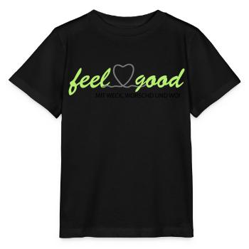 feelgood inderpfalz GRÜN WWW - Stanley/Stella Kinder T-Shirt MINI CREATOR  - Schwarz - Vorne - Mikhail (115cm)