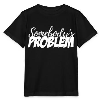 Problème de quelqu’un - T-shirt bio MINI CREATOR Stanley/Stella Enfant - noir - Devant - Mikhail (115cm)