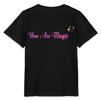 Du bist Magie - Stanley/Stella Kinder T-Shirt MINI CREATOR  - Schwarz - Vorne - Mikhail (115cm)