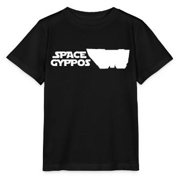 Space Gyppos - Spacezigos - White font - Stanley/Stella MINI CREATOR Kids’ T-Shirt - black - Front - Mikhail (115cm)