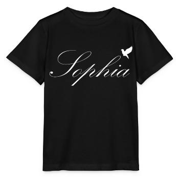 Sophia beautiful name White - Stanley/Stella MINI CREATOR Kids’ T-Shirt - black - Front - Mikhail (115cm)