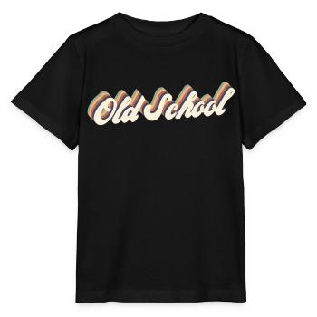 old school vintage - T-shirt bio MINI CREATOR Stanley/Stella Enfant - noir - Devant - Mikhail (115cm)