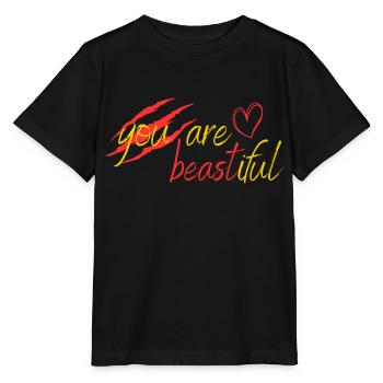 Bête ou beauté? - T-shirt bio MINI CREATOR Stanley/Stella Enfant - noir - Devant - Mikhail (115cm)