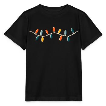 Lumières de fées - T-shirt bio MINI CREATOR Stanley/Stella Enfant - noir - Devant - Mikhail (115cm)