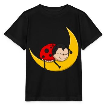 Coccinelle - Bonne nuit - T-shirt bio MINI CREATOR Stanley/Stella Enfant - noir - Devant - Mikhail (115cm)