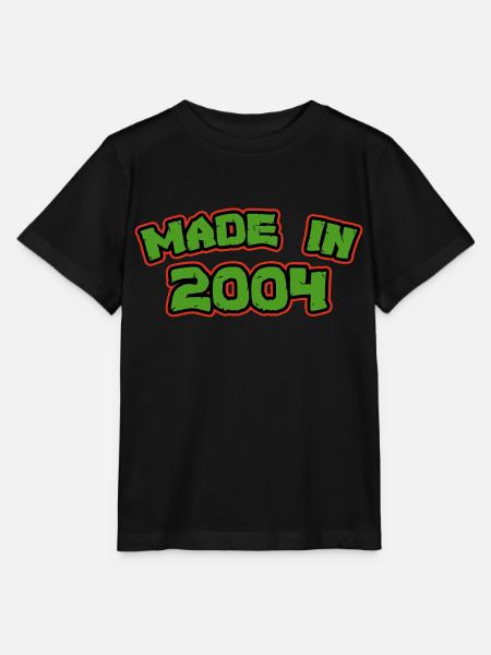 Hergestellt im Jahr 2004 - Stanley/Stella Kinder T-Shirt MINI CREATOR  - Schwarz