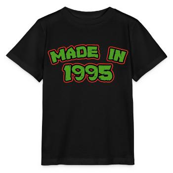 Made in 1995 - Stanley/Stella MINI CREATOR Kids’ T-Shirt - black - Front - Mikhail (115cm)