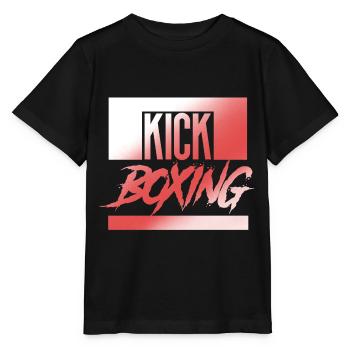 Kickboxing Kickboxen - Stanley/Stella Kinder T-Shirt MINI CREATOR  - Schwarz - Vorne - Mikhail (115cm)